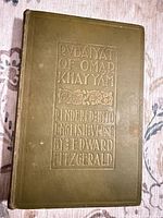 Front cover showing cloth binding and gilt title
