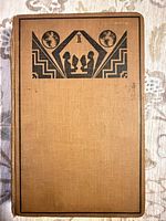 Front cover showing cloth binding and decorative illustration