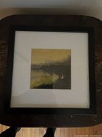 Front view framed painting