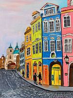 Front view of full canvas showing entire painting