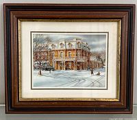 Full view of framed Trisha Romance print