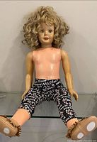 Full view of 36" Patti Playpal doll seated