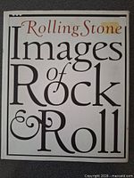 Front cover of Rolling Stone Images of Rock & Roll book