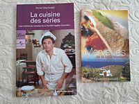Cover images of both French recipe books