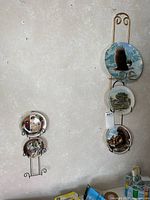 Overview showing all five plates mounted on two racks