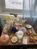 overview of all items on tabletop