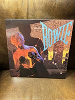 Front jacket of David Bowie Let's Dance LP