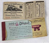 Magic Key ticket book and railroad tickets overview