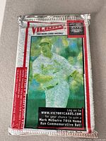 Front view of sealed 2000 Upper Deck Victory pack