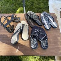 All five pairs displayed on table
