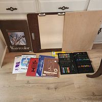 Overall lot with large Strathmore pad, drawing boards and smaller pads