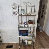 Full view of rack and contents