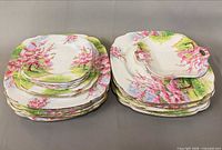 Stacked view of entire 20-piece Blossom Time set