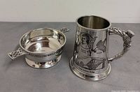 Quaich and tankard full view