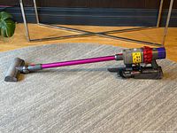 Full vacuum assembled on rug showing overall condition