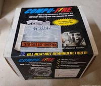 Outer carton showing Compu-Fire branding and 90 Amp specification