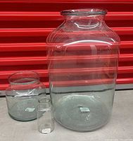 Three vases grouped: 22 in, 9 in, 5 in
