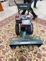 Front view showing Craftsman branding, control panel, overall condition