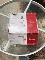 Pfister Ladera box exterior showing branding and model