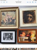 Overview of all four framed prints