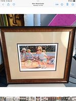 Framed print front view