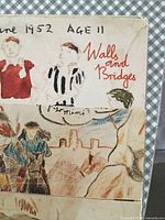 Front gatefold cover with childhood drawing artwork