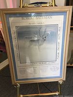 Framed Robert Bateman poster full view