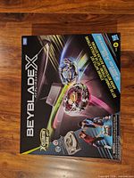 Front of sealed Beyblade X set box