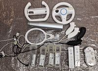 All accessories laid out showing quantity and types