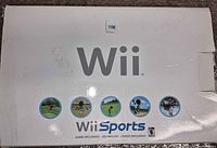 Front of Wii Sports retail box