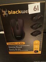 Front of retail box showing mouse image and branding