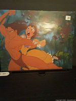 Front of lithograph showing artwork