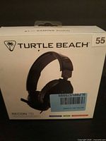 Front of retail box showing brand and model