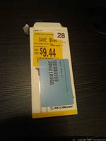 Front of Scosche retail box with price stickers visible