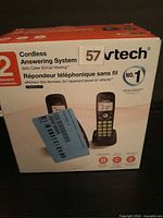 Front of VTech box showing product image and features