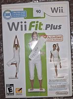 Front view of Wii Fit Plus case