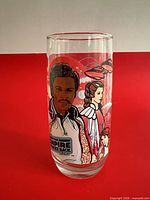 Front view of glass with Lando Calrissian and ESB logo