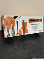 Front of sealed NAACOO flooring installation kit box