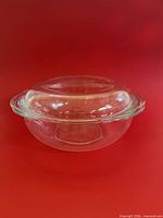 casserole dish with lid assembled