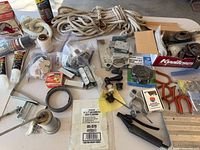 overview of entire assortment on table