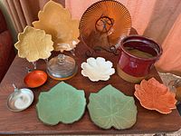 Group shot of all eleven items displayed on table