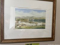 Framed Ieuan Williams landscape print