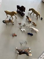 All figurines laid out for full view