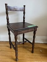 Front angled view showing full chair construction