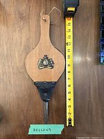 Full view of bellows with tape measure