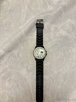 Full view of Geneva wristwatch showing band and dial