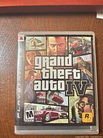 Front cover of GTA IV PS3 game case