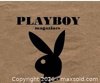 Cover page showing Playboy logo silhouette