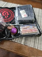 Overall tray showing all items sealed