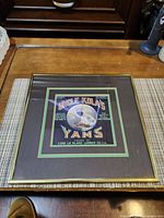 Front view of framed print